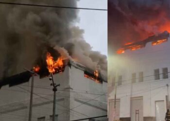 Se incendia bodega en la colonia Morelos de la Alcaldía Venustiano Carranza, CDMX