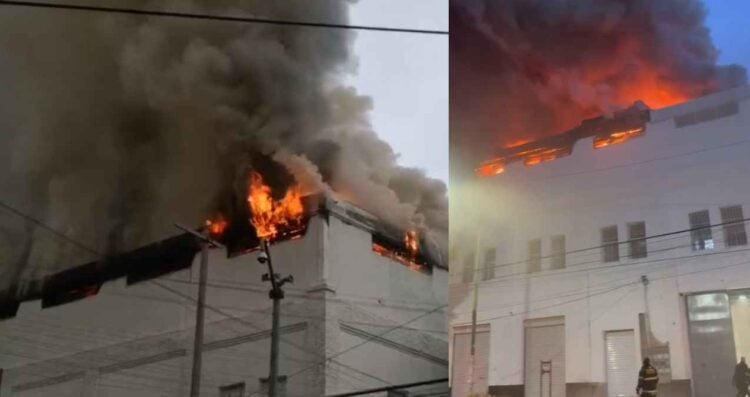 Se incendia bodega en la colonia Morelos de la Alcaldía Venustiano Carranza, CDMX