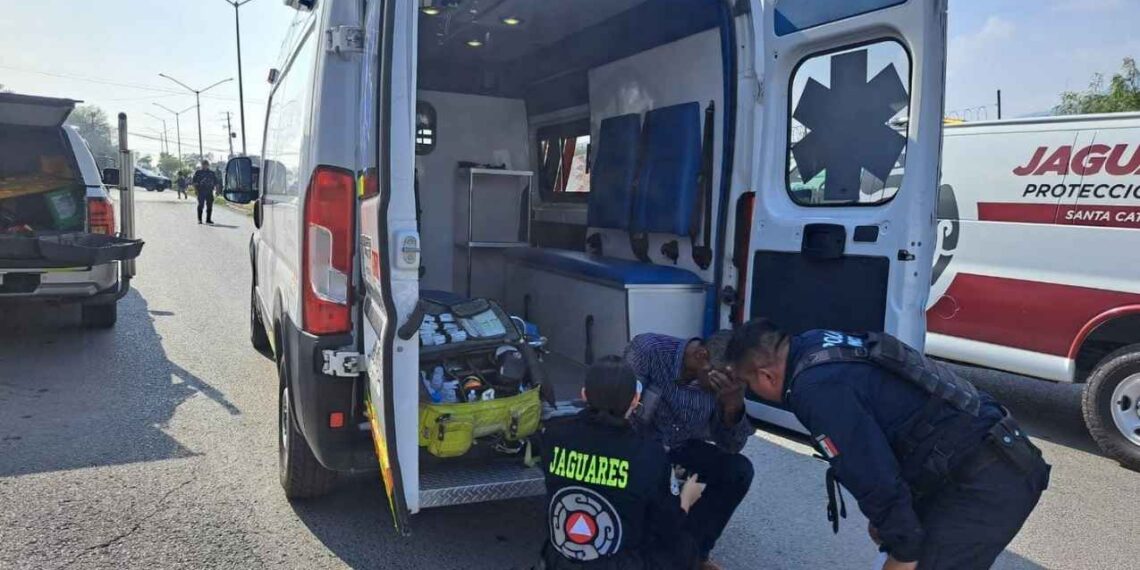 hombre inconsciente Santa Catarina