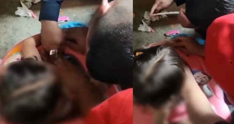 Se le atora el dedo a una bebé en su andador en Escobedo, NL