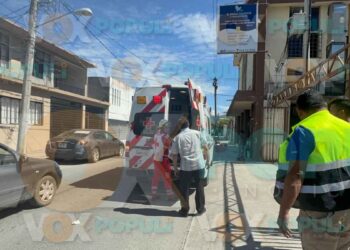 Trabajador termina herido tras caer de escalera en templo de Cd. Victoria, Tamaulipas