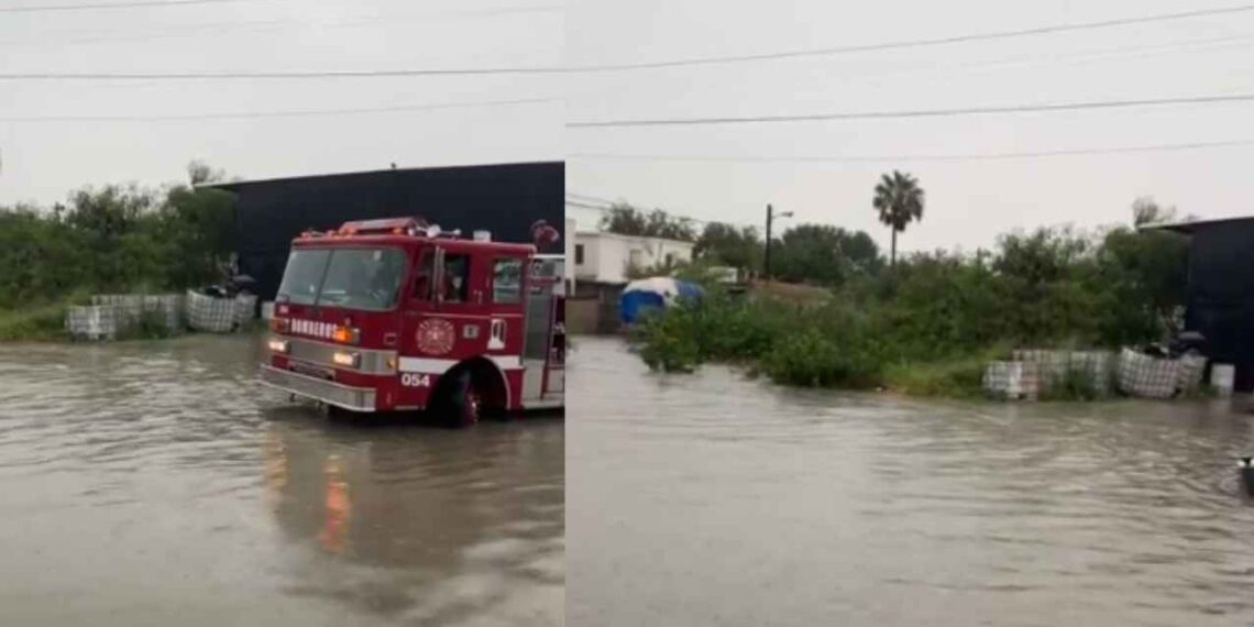 fuertes lluvias en Matamoros