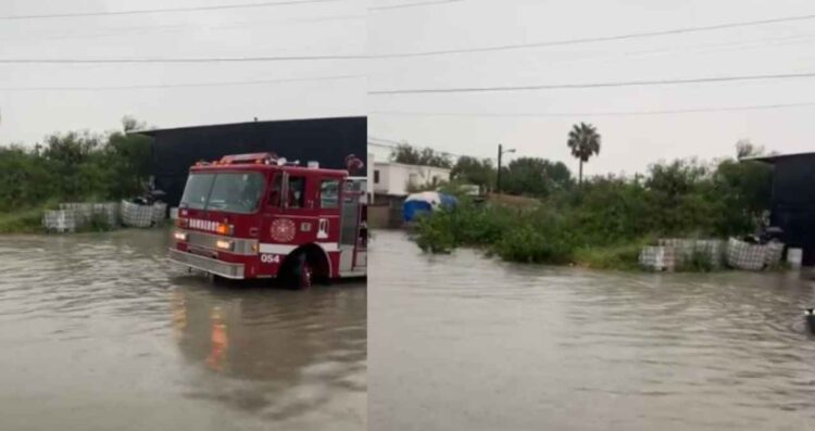 fuertes lluvias en Matamoros