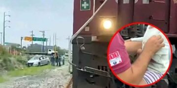 Tren embiste auto Escobedo