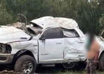 Tren embiste camioneta en Anáhuac