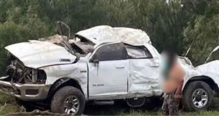Tren embiste camioneta en Anáhuac
