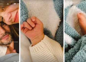 Yuridia comparte tiernas fotos para celebrar el primer mes de su hijo Noah Valentín
