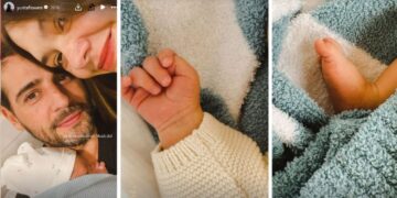Yuridia comparte tiernas fotos para celebrar el primer mes de su hijo Noah Valentín