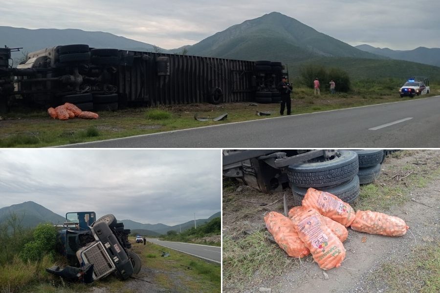 accidente carretera 101 en Jaumave