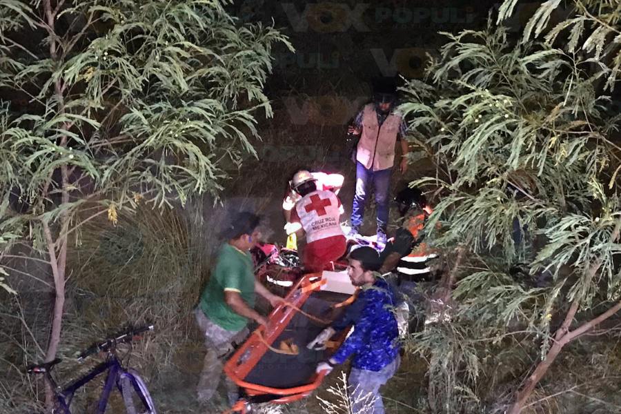 accidente de ciclista en Victoria