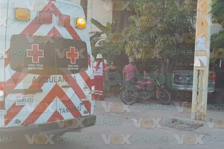 accidente de motocicleta en Victoria hoy