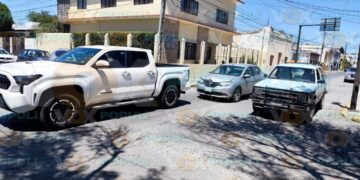accidente en centro de Victoria