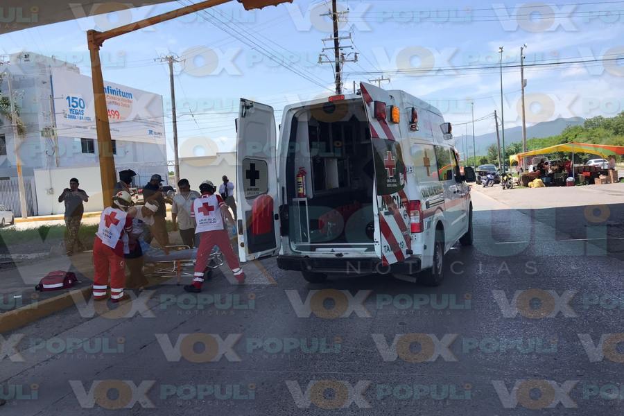 accidente en la Joroba de Ciudad Victoria