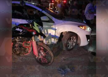 accidente en moto en Altamira