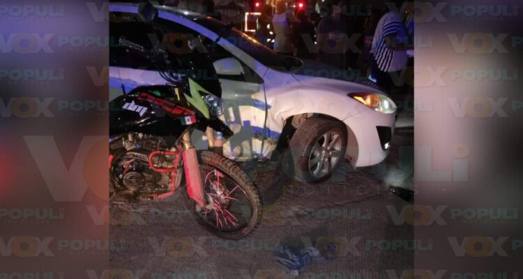 accidente en moto en Altamira