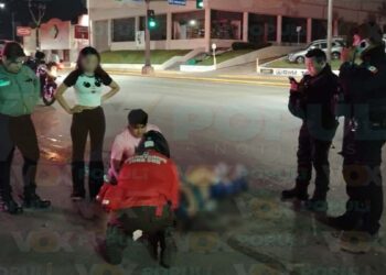 accidente en motocicleta en Tampico