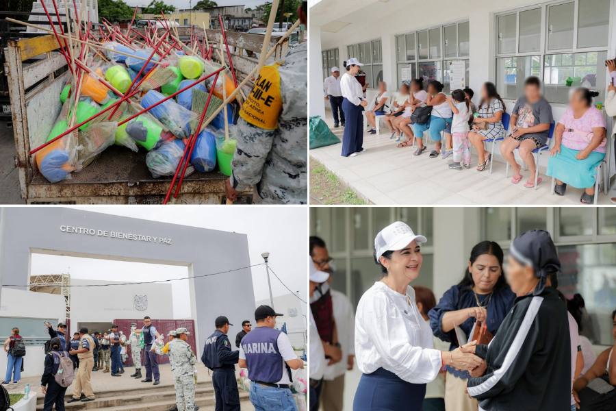 albergue por inundaciones en Tampico