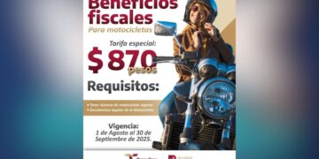 beneficios fiscales motociclistas Tamaulipas