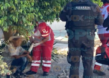 caída de adulto mayor en Victoria