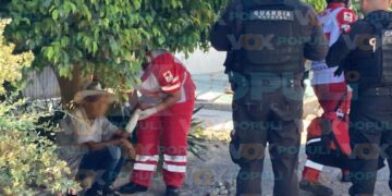 caída de adulto mayor en Victoria