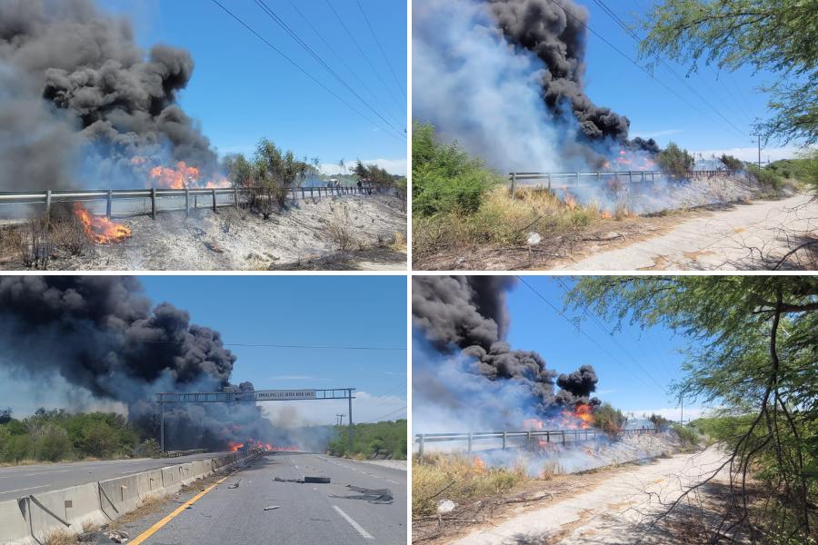 carretera Victoria Monterrey cerrada