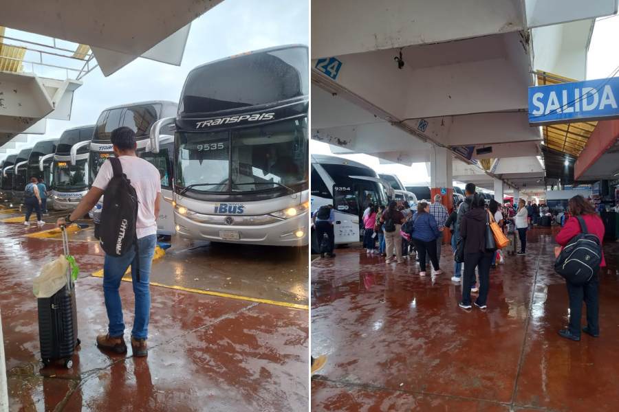 salida de autobuses suspendidas en Victoria