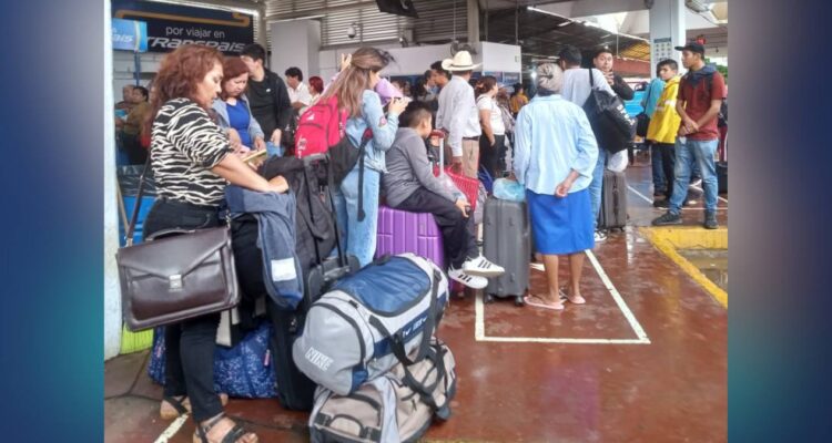 salida de autobuses suspendidas en Victoria