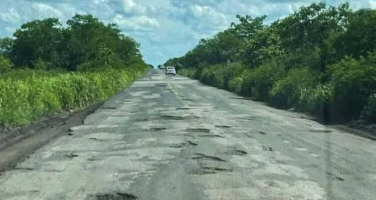 carreteras en mal estado en Veracruz