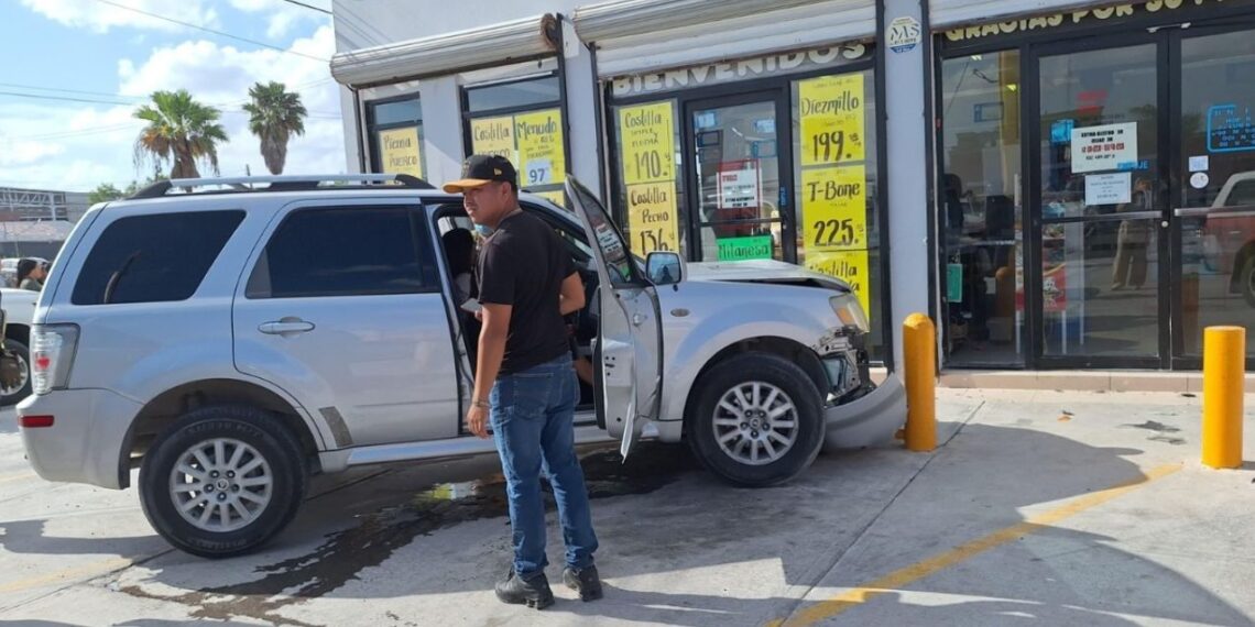 choque camionetas en Matamoros