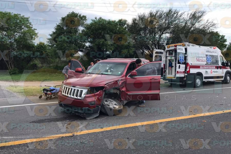 choque con volcadura en Ciudad Victoria