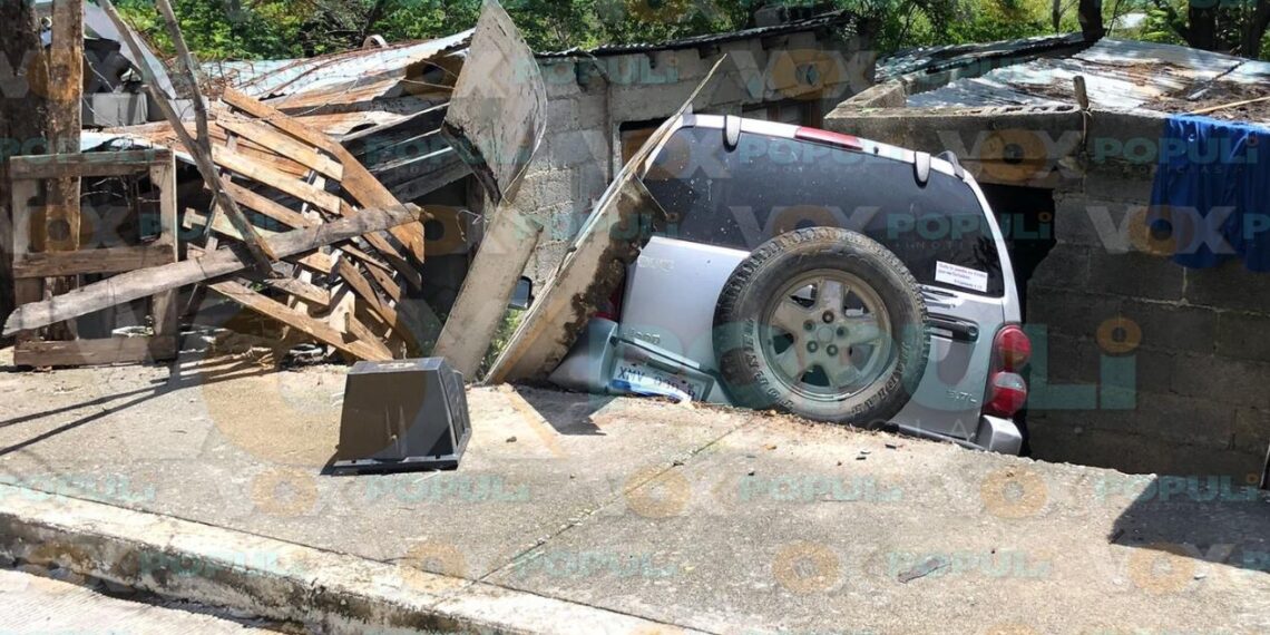 choque contra vivienda en Ciudad Victoria