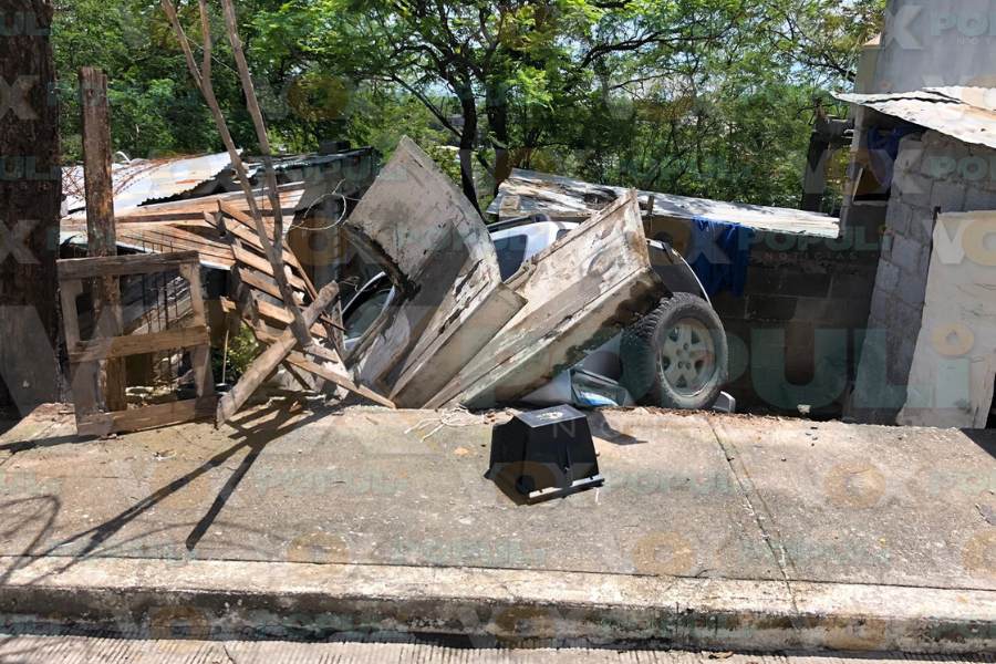 choque contra vivienda en Ciudad Victoria