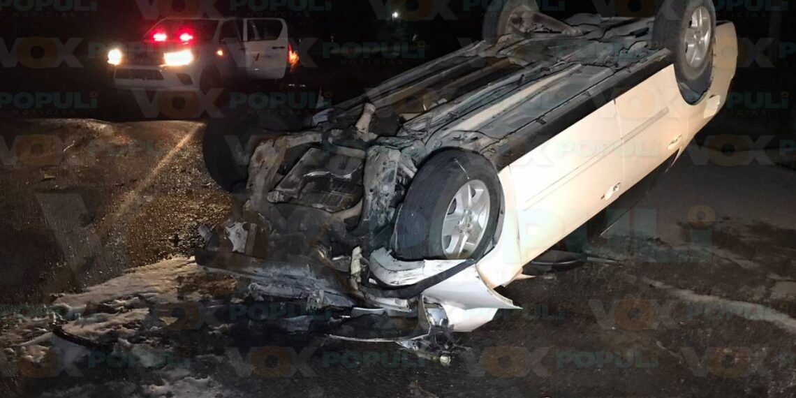 choque en antigua carretera Victoria Tula