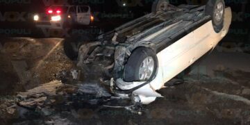 choque en antigua carretera Victoria Tula