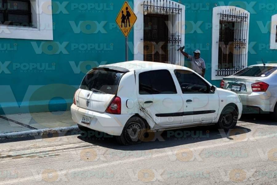 choque en centro de Victoria