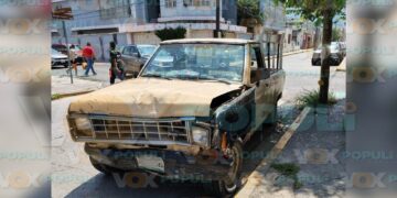 choque en centro de Victoria hoy