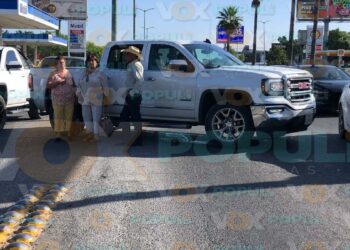 choque hoy en bulevar de Ciudad Victoria