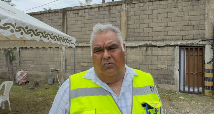 cocodrilo en casa de Ciudad Madero