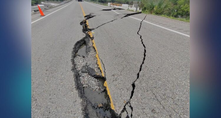 daño en la carretera Zaragoza González