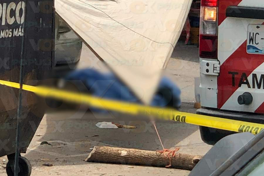 fallecimiento en mercado de tampico