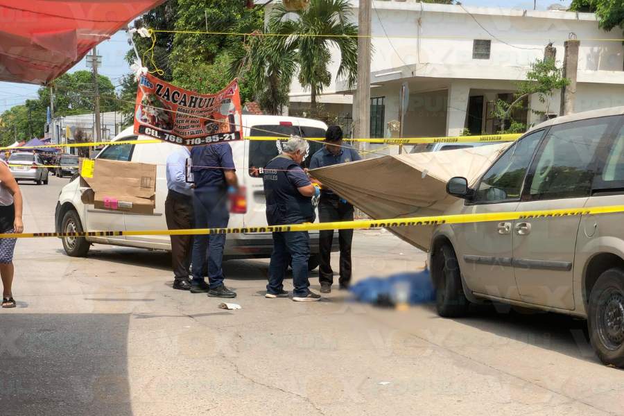 fallecimiento en mercado de tampico