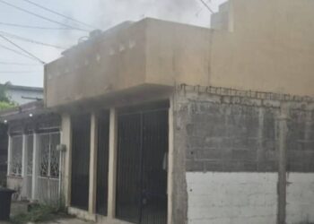 familia afectada por incendio en Altamira