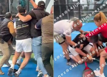 golpiza en club de pádel Atizapán