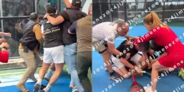 golpiza en club de pádel Atizapán