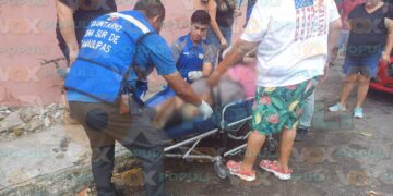 herido por caída en Tampico
