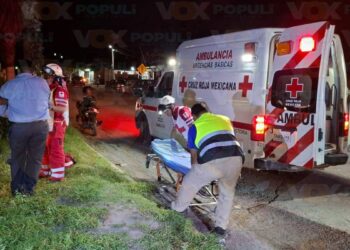 hombre atropellado en Victoria