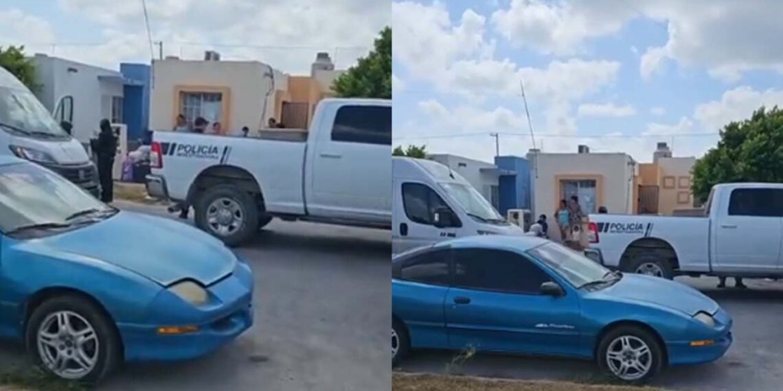 hombre muerto vivienda Matamoros