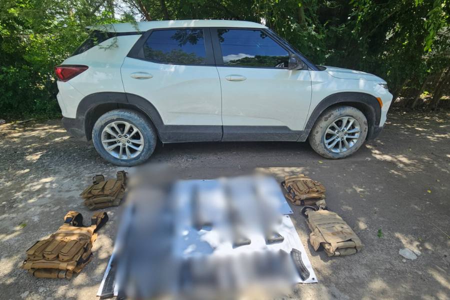 incautan armas en Matamoros