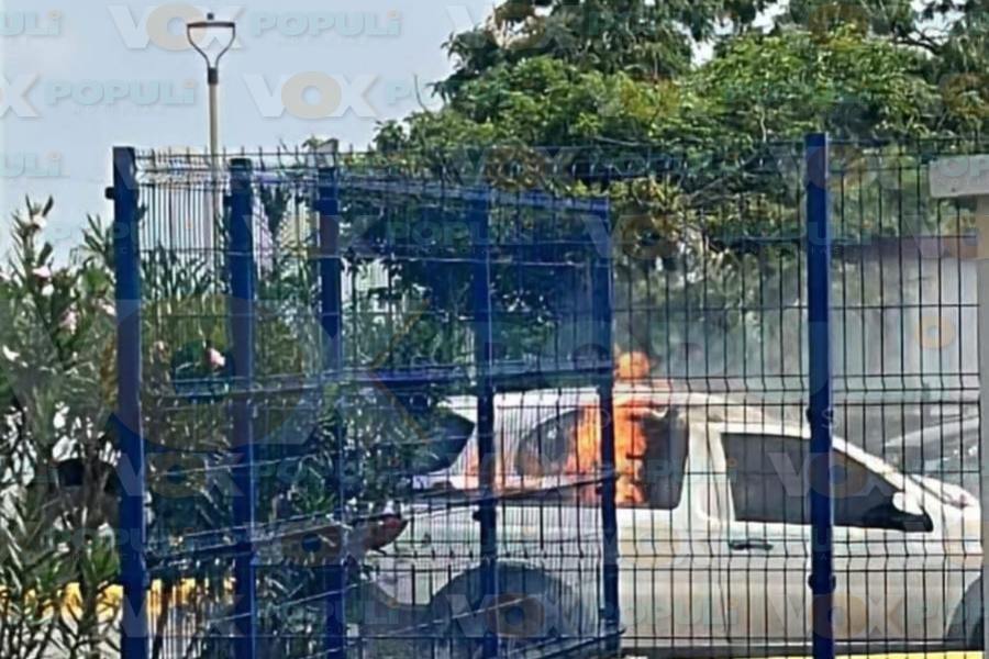 incendio de camioneta en altamira