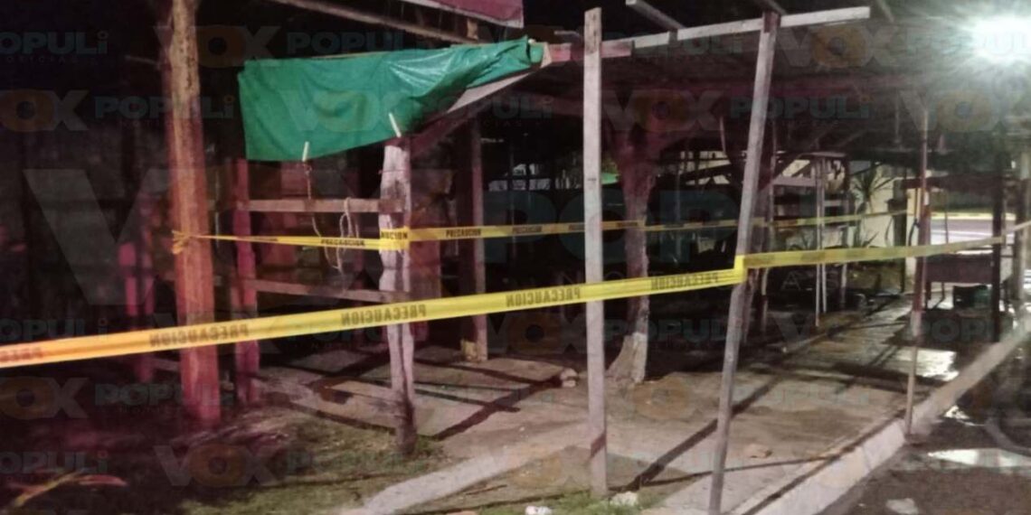 incendio de locales en Ciudad Madero